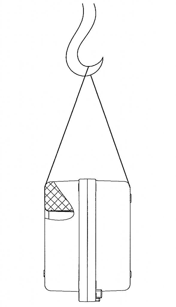 Схема строповки трансформатора ТШЛ-СВЭЛ-10