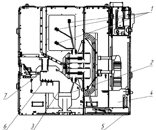 Рисунок Д.1 - Точки измерения электрического сопротивления